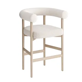 Mazz boucle counter stool by leanne ford